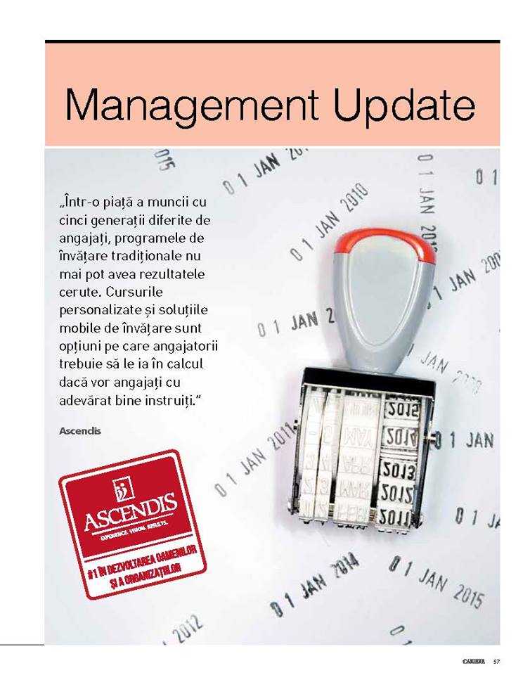 Colecția Ascendis - HBR din revista Cariere | Septembrie