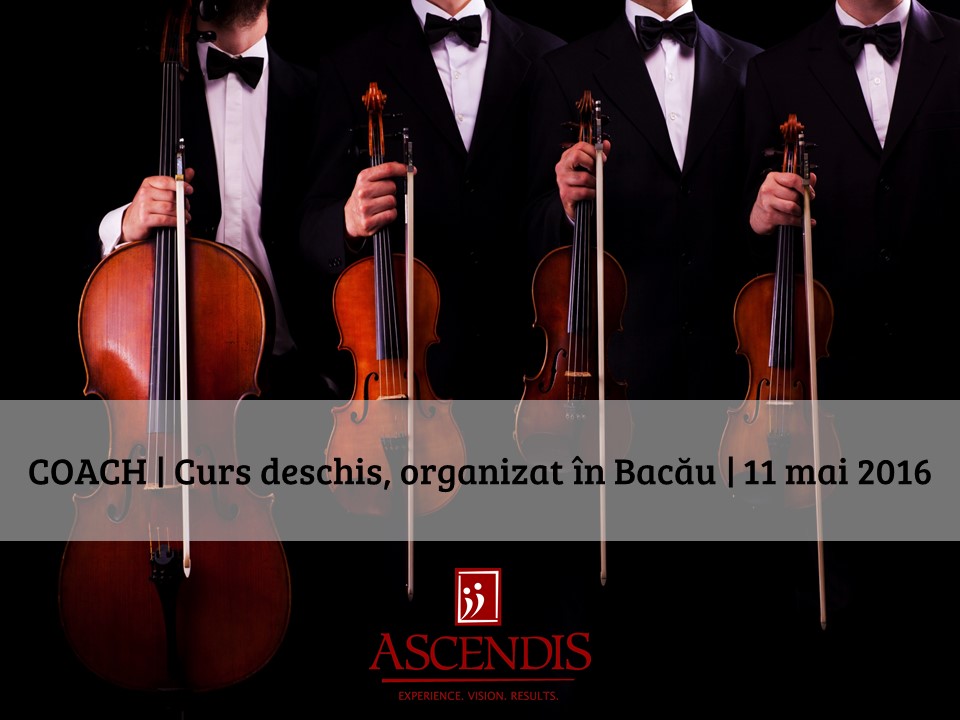 COACH | Curs deschis, organizat în Bacău | 11 mai 2016