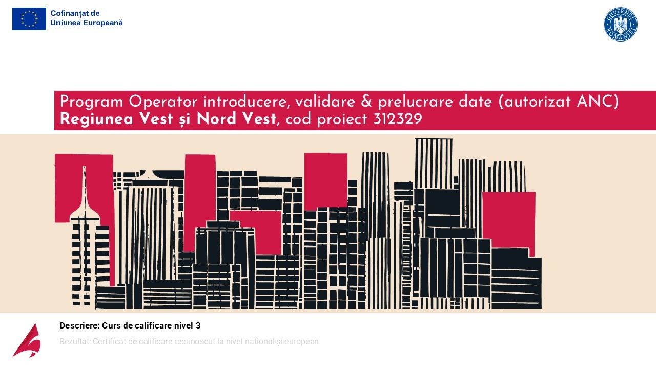 Ascendis va lansa începând cu 2026 cursuri de calificare operator introducere, validare și prelucrare date pentru regiunea Vest și Nord-Vest